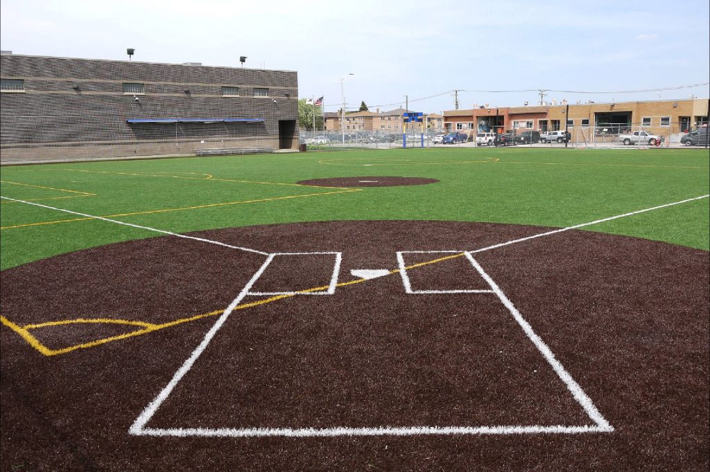 Baseball Field at Barry Street Recreation Center in Rosemont, IL